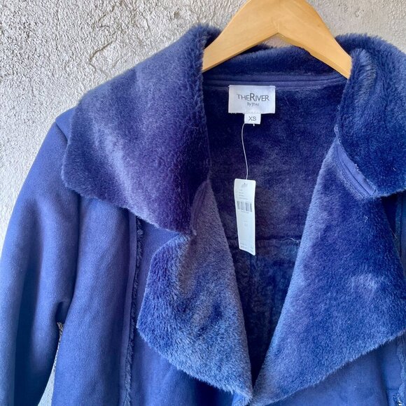 NWT Valencia Suede Moto Jacket Anthropologie X TheRiver Size XS - Picture 8 of 11